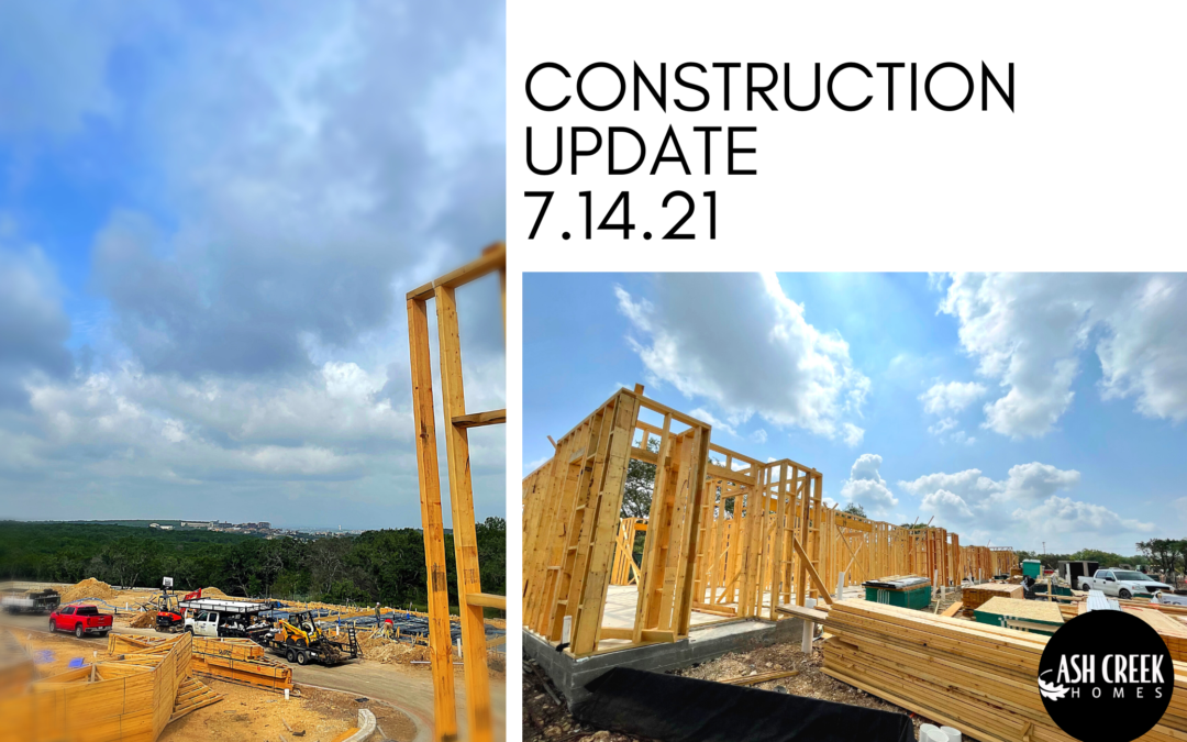 construction update from The Heights at Vista Parke