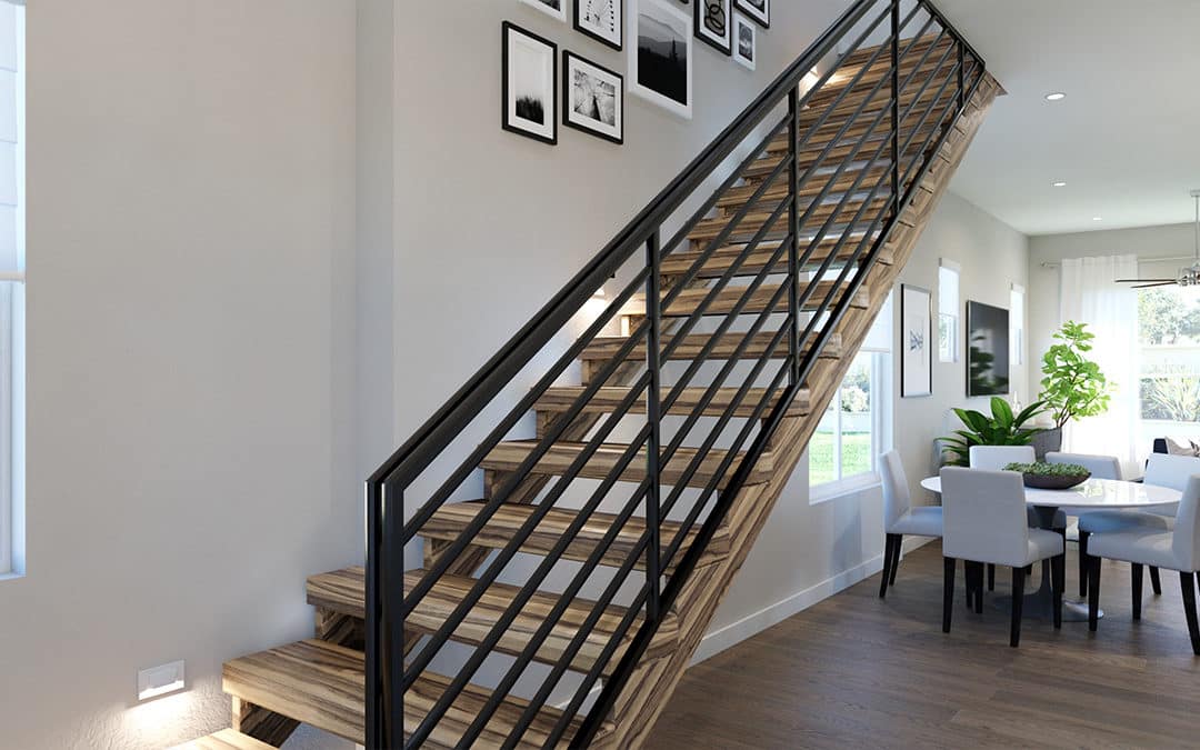 1403 Capstone | Featuring an open tread staircase!