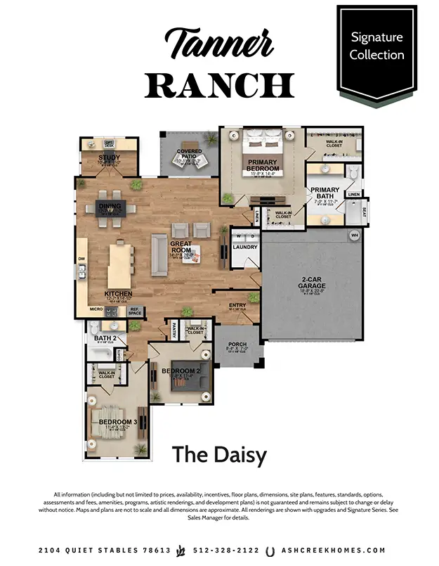 Ashcreek Tanner Ranch Daisy Floorplan